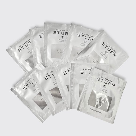 Dr. Barbara Sturm 10 Piece Skincare Set of Face Lifting Serum Sachets Bundle - Picture 1 of 13